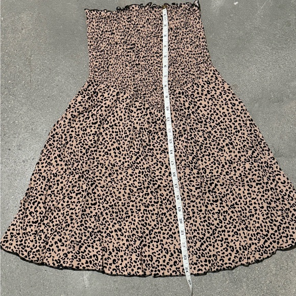 Cheetah Print Tube Top Dress - Picture 2 of 4